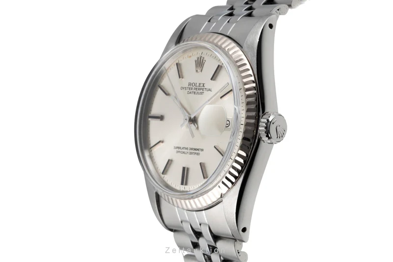 Rolex Datejust steel / white gold automatic men's watch 1601 Vintage [2605131]