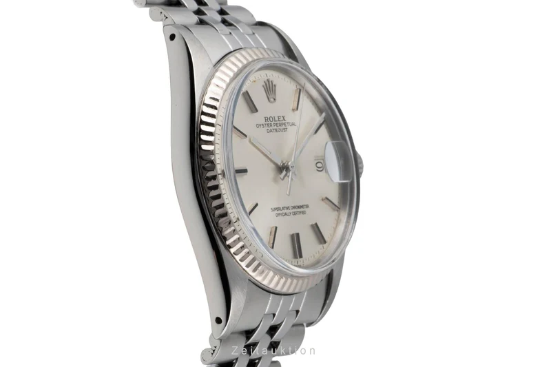 Rolex Datejust steel / white gold automatic men's watch 1601 Vintage [2605131]