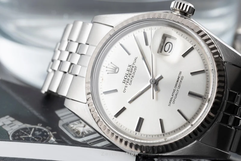 Rolex Datejust steel / white gold automatic men's watch 1601 Vintage [2605131]