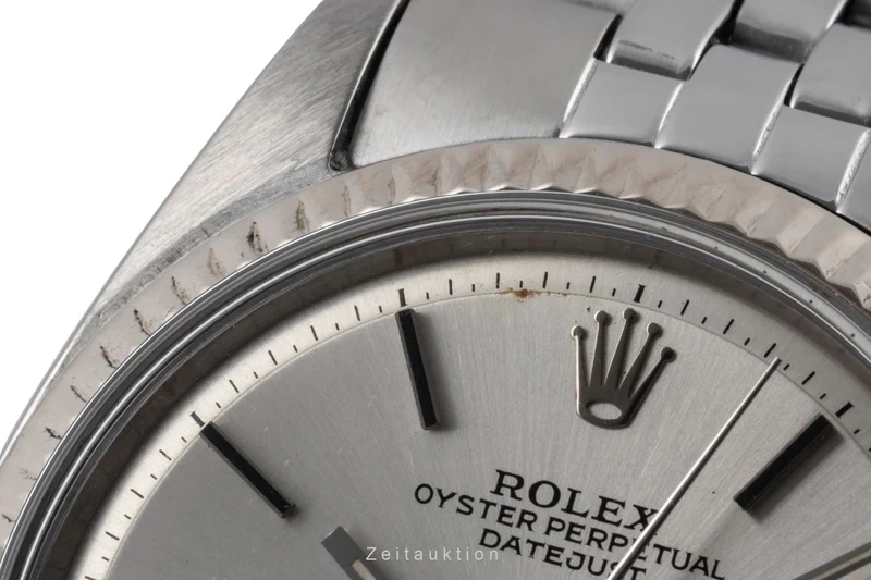 Rolex Datejust steel / white gold automatic men's watch 1601 Vintage [2605131]