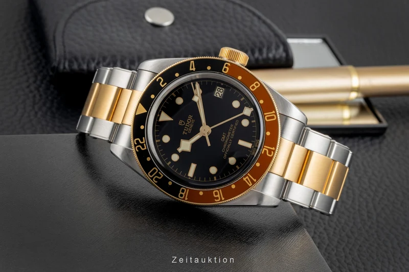 Tudor Black Bay steel / gold automatic men's watch M79833MN-0001 LP: 7340EUR [2604973]