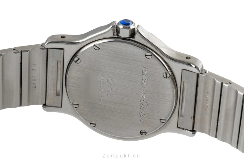 Cartier Santos Ronde steel / gold quartz men's watch 187902 [2602773]