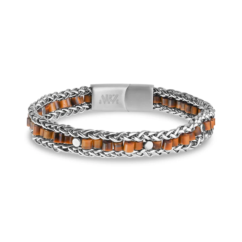 Weizen Link Perlenarmband