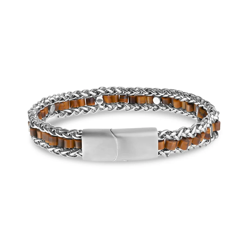 Weizen Link Perlenarmband