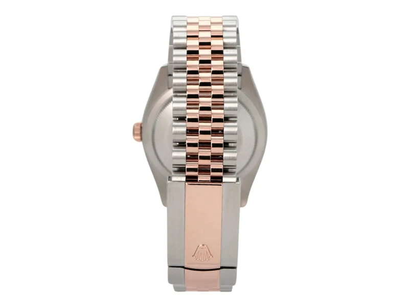 Rolex Datejust 36 Oystersteel Everose-Gold 126231 Rhodium Jubile-Band