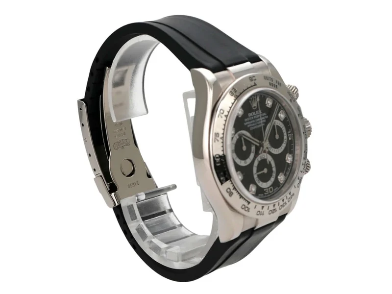 Rolex Daytona 116519 Weißgold Schwarz Diamant