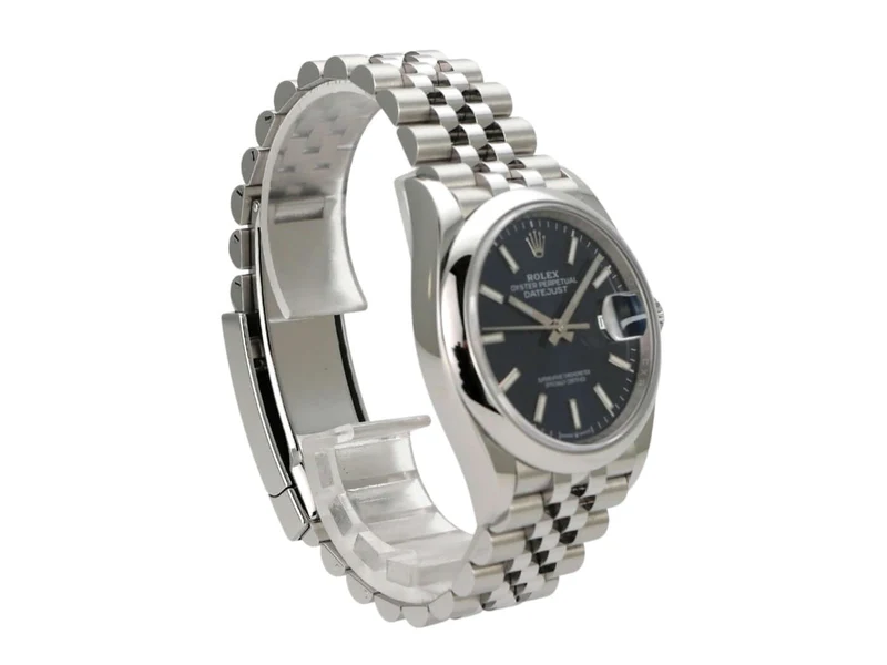 Rolex Datejust 36 Oystersteel 126200 Blau Jubile-Band