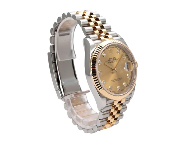 Rolex Datejust 36 126233 Champagner Diamant Jubile-Band