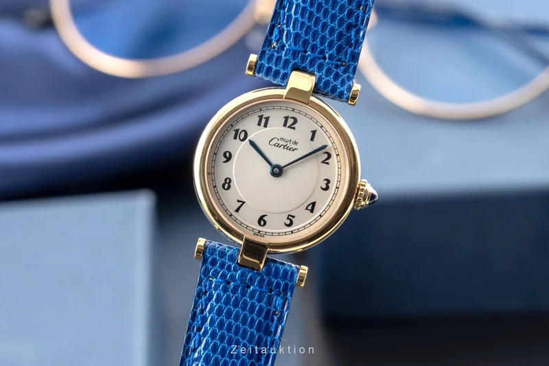 Cartier Vendome silver-gilt quartz women's watch 590004 [2605190]