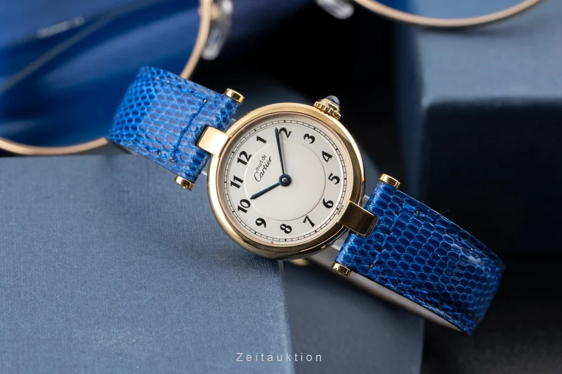 Cartier Vendome silver-gilt quartz women's watch 590004 [2605190]