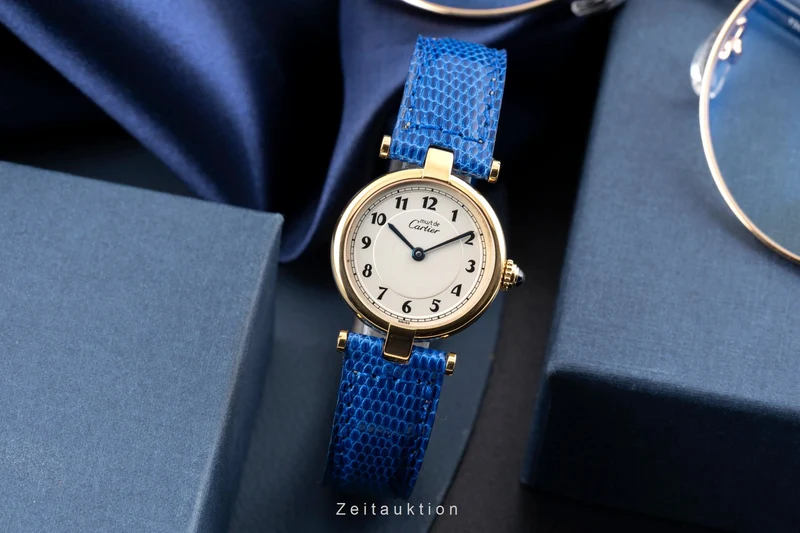 Cartier Vendome silver-gilt quartz women's watch 590004 [2605190]