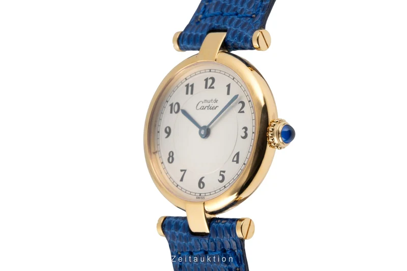 Cartier Vendome silver-gilt quartz women's watch 590004 [2605190]