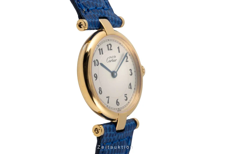 Cartier Vendome silver-gilt quartz women's watch 590004 [2605190]