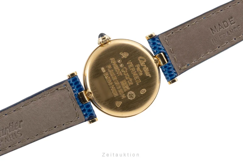 Cartier Vendome silver-gilt quartz women's watch 590004 [2605190]