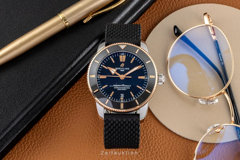 Breitling Superocean steel / gold automatic men's watch UB2030 LP: 7450EUR [2605220]