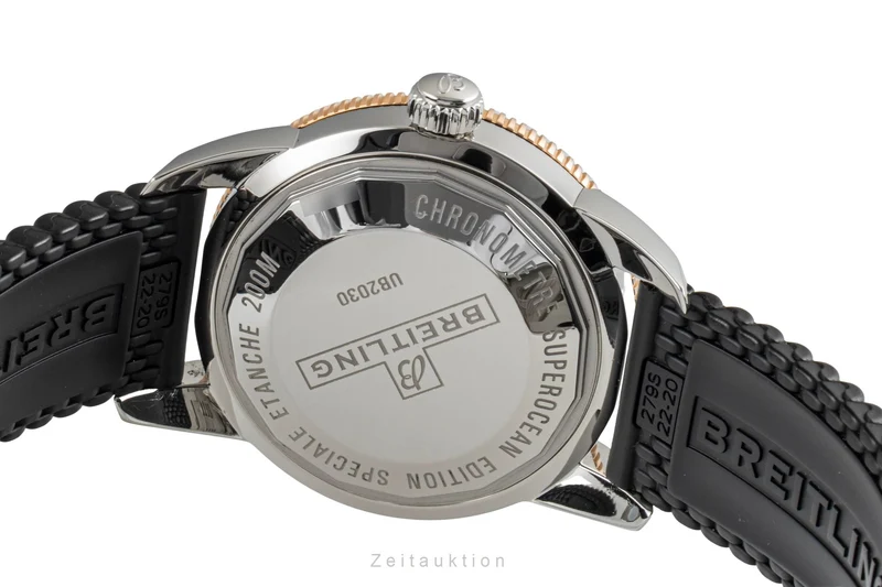 Breitling Superocean steel / gold automatic men's watch UB2030 LP: 7450EUR [2605220]