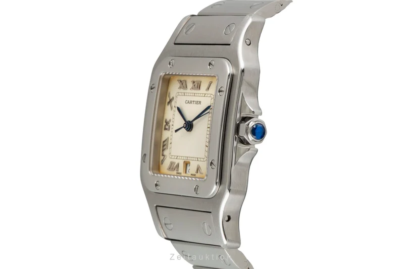 Cartier Santos steel quartz men's watch W20025D6 [2604757]