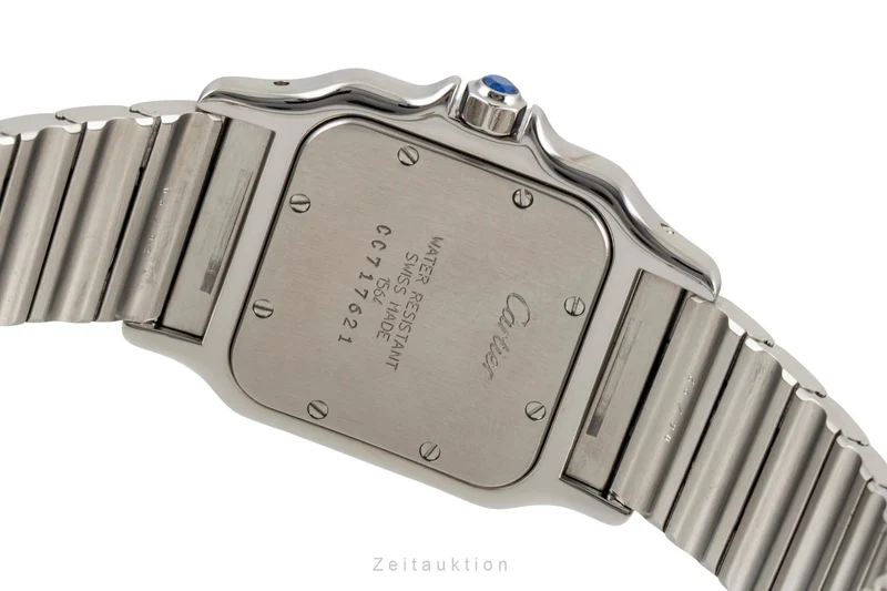 Cartier Santos steel quartz men's watch W20025D6 [2604757]
