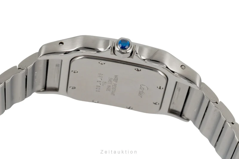 Cartier Santos steel quartz men's watch W20025D6 [2604757]