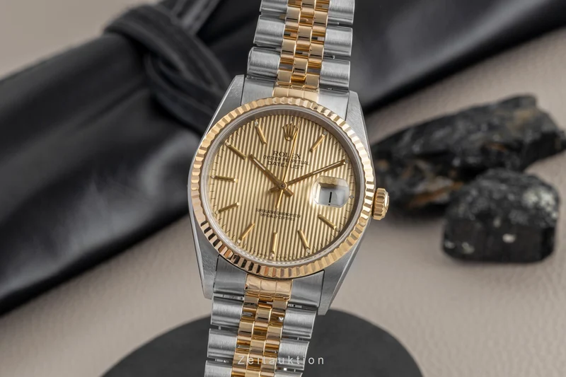Rolex Datejust steel / gold automatic men's watch 16233 LP: 15350EUR [2604688]