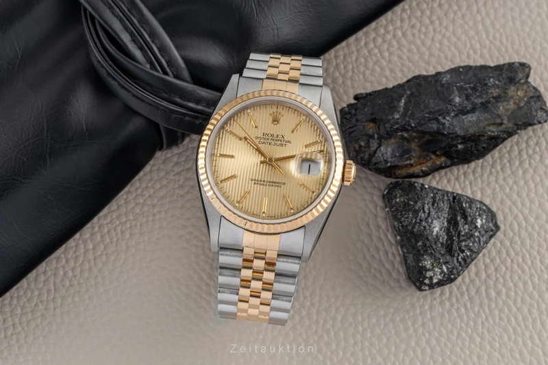 Rolex Datejust steel / gold automatic men's watch 16233 LP: 15350EUR [2604688]