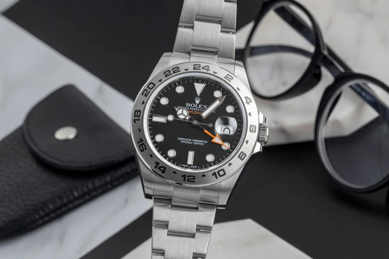 Rolex Explorer II steel automatic men's watch 216570 [2605088]