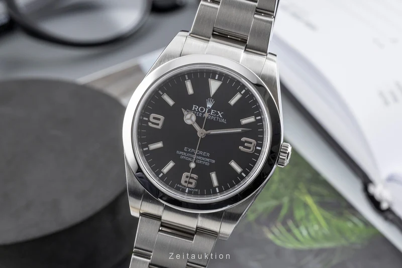 Rolex Explorer steel automatic men's watch 214270 [2605324]