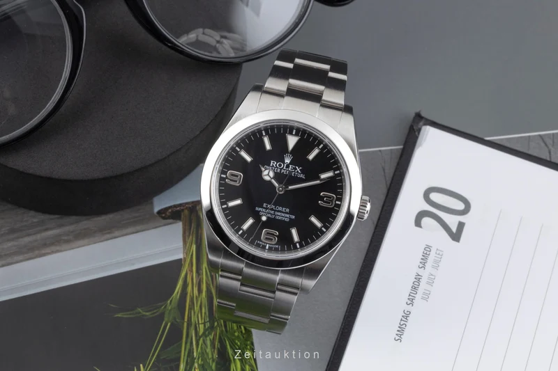 Rolex Explorer steel automatic men's watch 214270 [2605324]