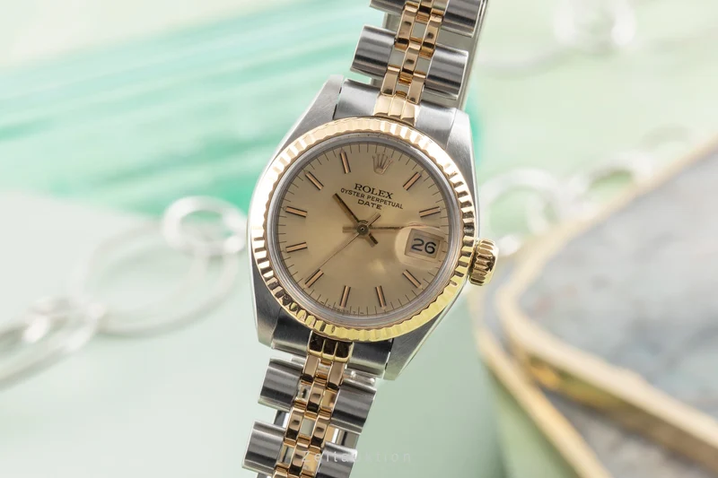 Rolex Lady Date steel / gold automatic women's watch 6917 Vintage [2605534]