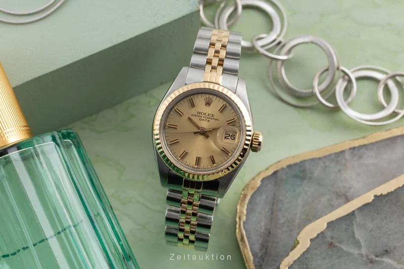 Rolex Lady Date steel / gold automatic women's watch 6917 Vintage [2605534]