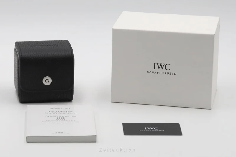IWC Portugieser chronograph steel automatic men's watch IW371606 LP: 9100EUR [2605606]