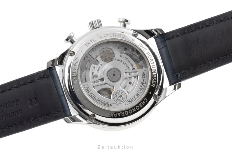 IWC Portugieser chronograph steel automatic men's watch IW371606 LP: 9100EUR [2605606]