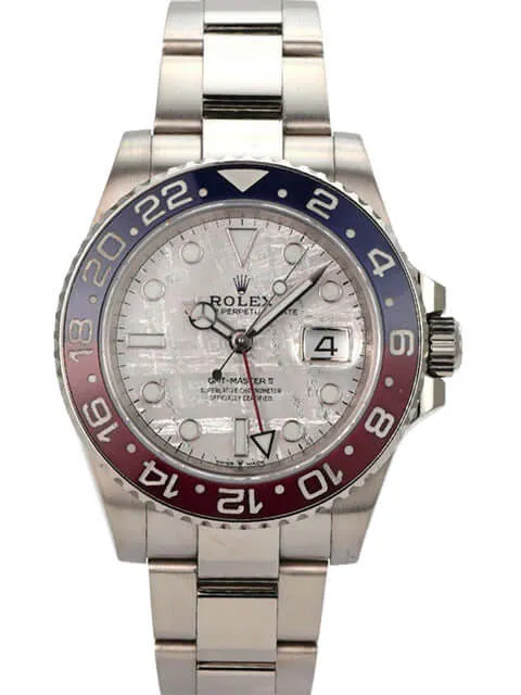 Rolex GMT-Master II Weißgold 126719BLRO Meteorit