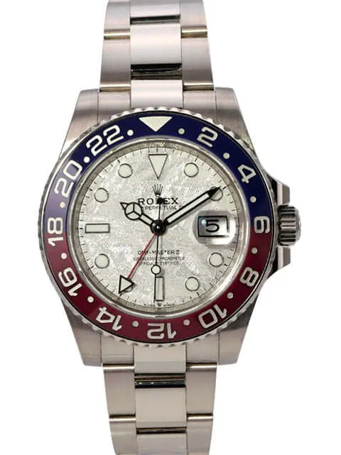 Rolex GMT-Master II Weißgold 126719BLRO Meteorit