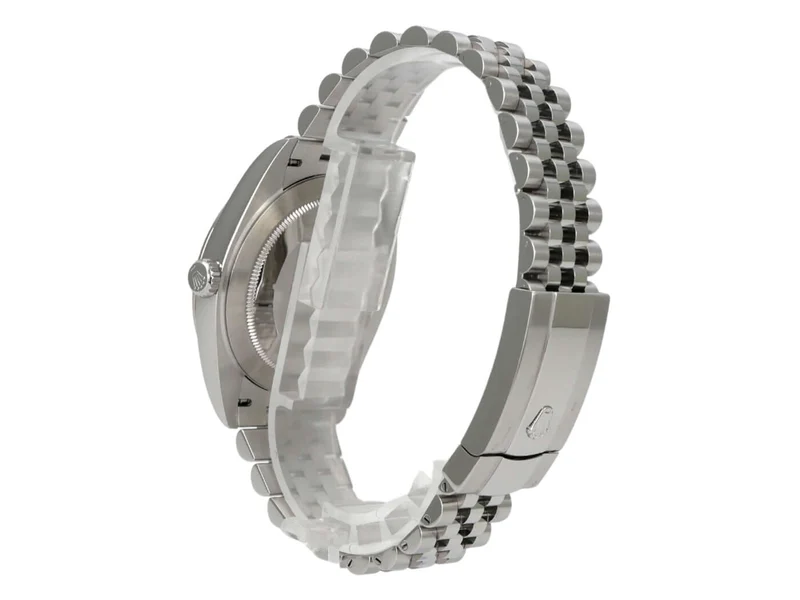 Rolex Datejust 41 Edelstahl Weißgold 126334 Rhodium Römisch Jubile-Band