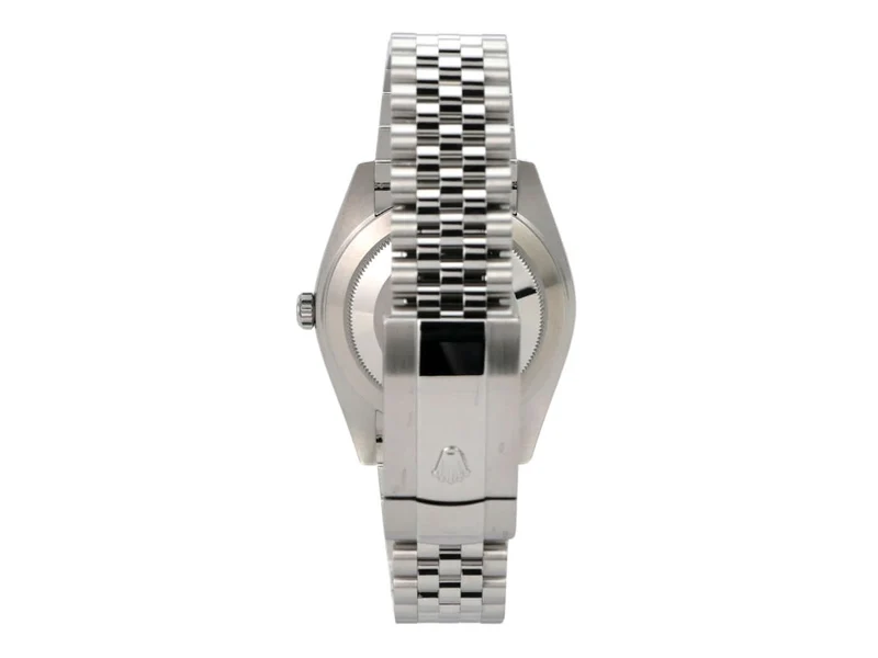 Rolex Datejust 41 Edelstahl Weißgold 126334 Rhodium Römisch Jubile-Band