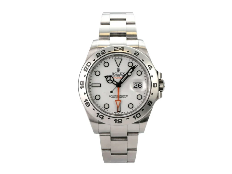 Rolex Explorer II 42 Edelstahl 216570 weiß