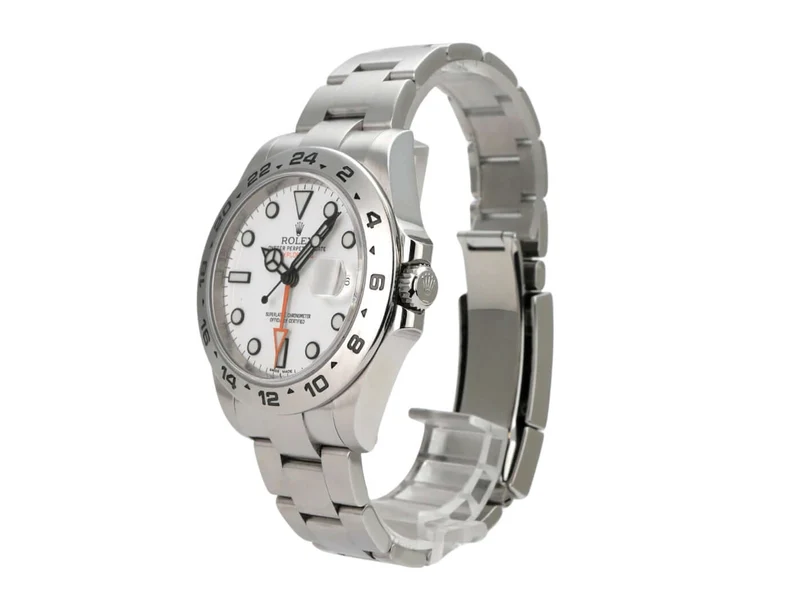 Rolex Explorer II 42 Edelstahl 216570 weiß