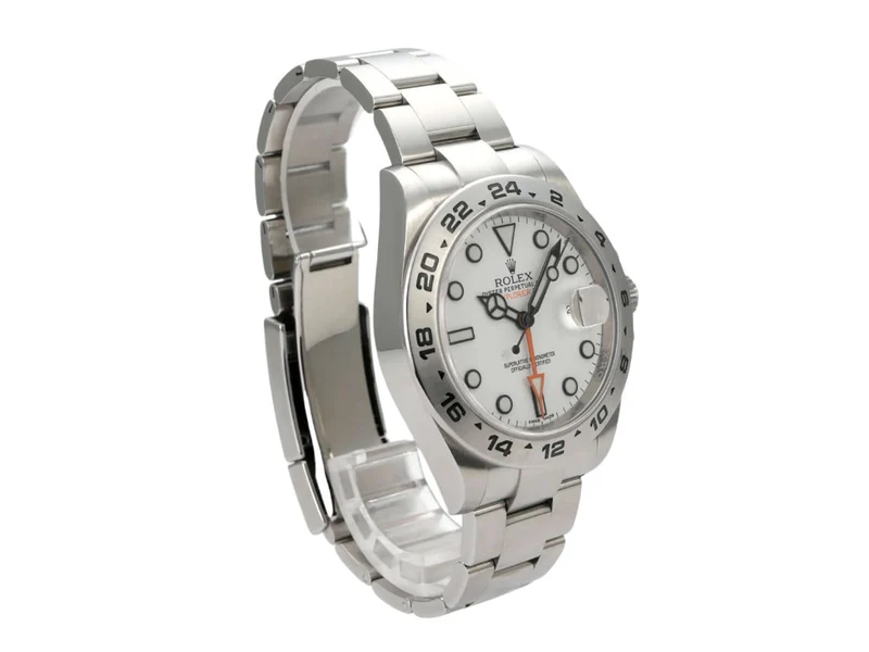 Rolex Explorer II 42 Edelstahl 216570 weiß