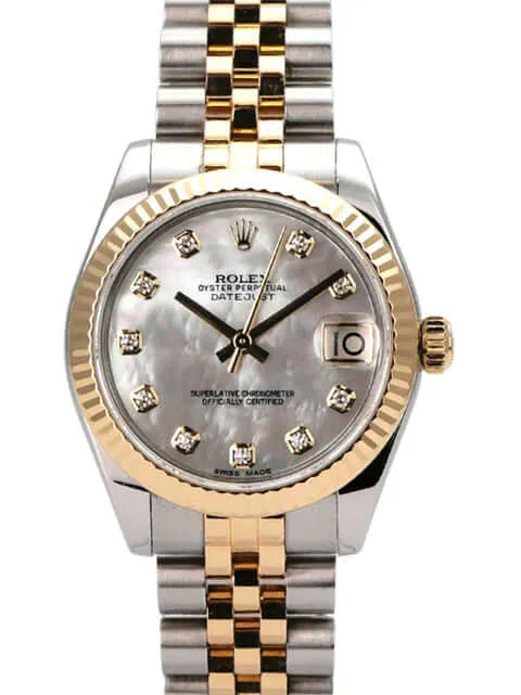 Rolex Datejust 31 178273 Perlmutt DIA Jubile-Band