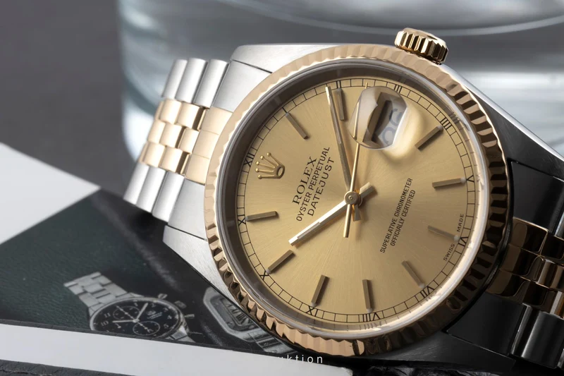 Rolex Datejust steel / gold automatic men's watch 16233 LP: 15350EUR [2605188]