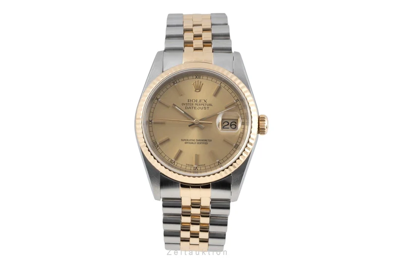 Rolex Datejust steel / gold automatic men's watch 16233 LP: 15350EUR [2605188]