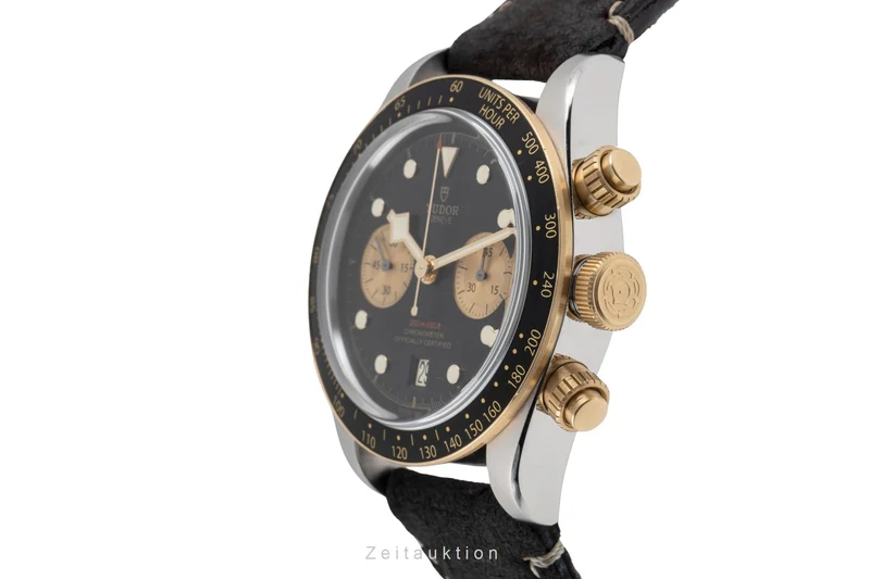 Tudor Black Bay chronograph steel / gold automatic men's watch M79363N-0002 LP: 6790EUR [2605098]