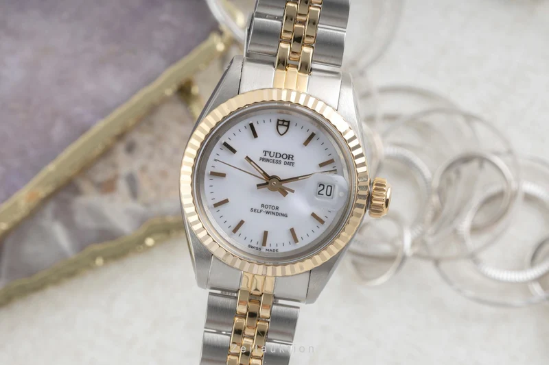 Tudor Princess Date steel / gold automatic women's watch 92413 [2605388]