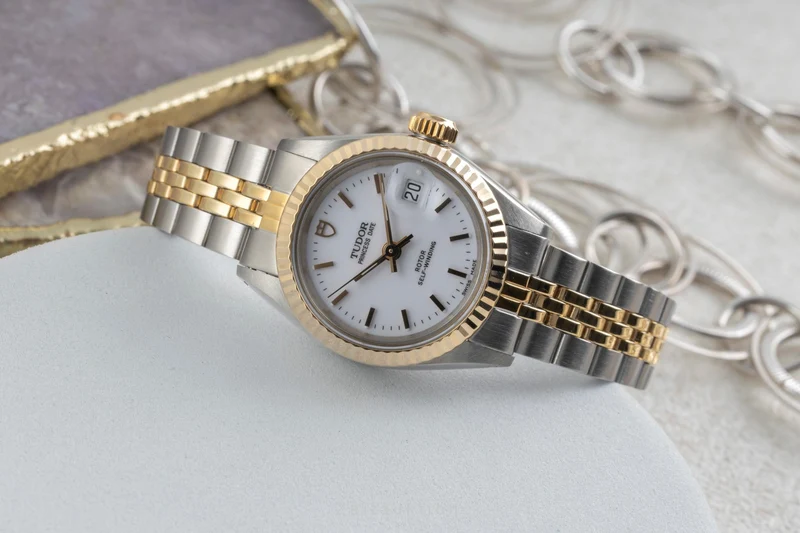 Tudor Princess Date steel / gold automatic women's watch 92413 [2605388]