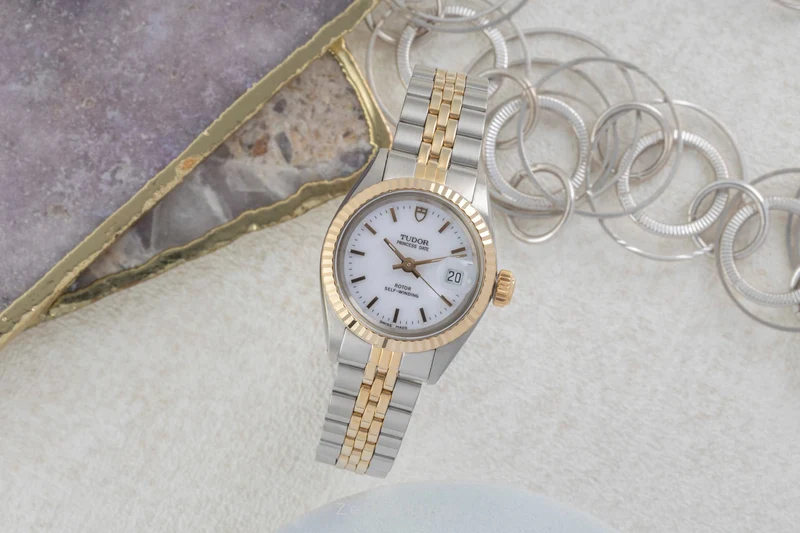 Tudor Princess Date steel / gold automatic women's watch 92413 [2605388]