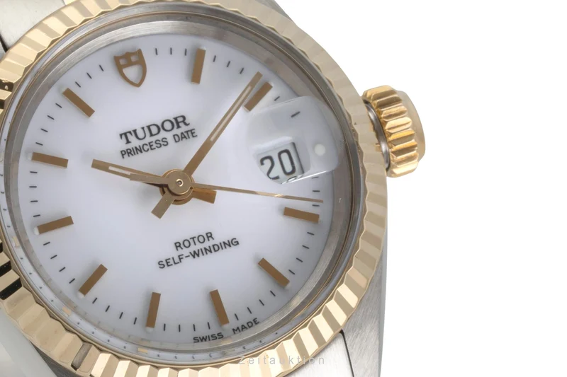 Tudor Princess Date steel / gold automatic women's watch 92413 [2605388]
