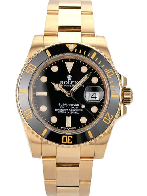 Rolex Submariner Date Gelbgold 116618LN
