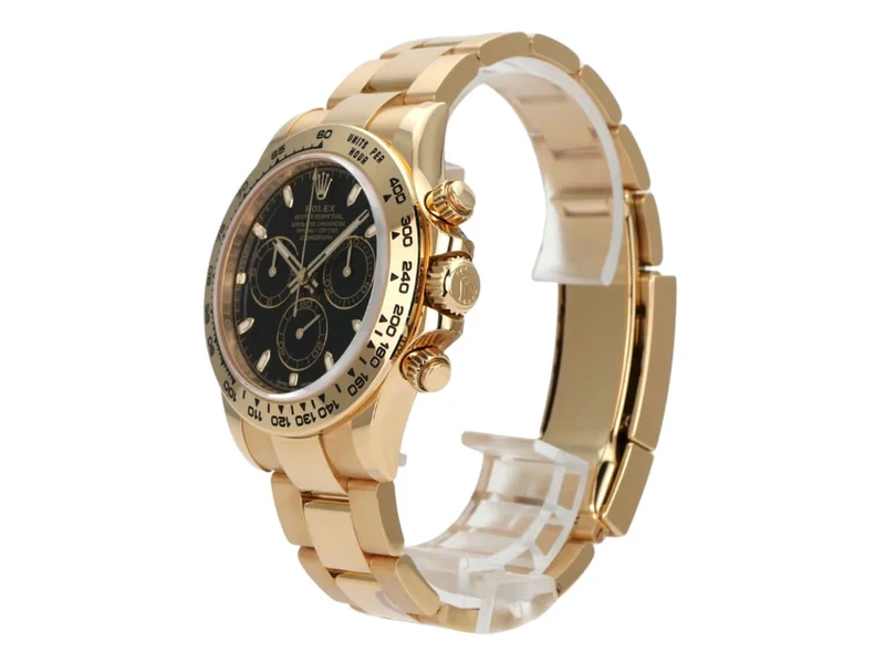 Rolex Cosmograph Daytona Gelbgold 116508 Schwarz