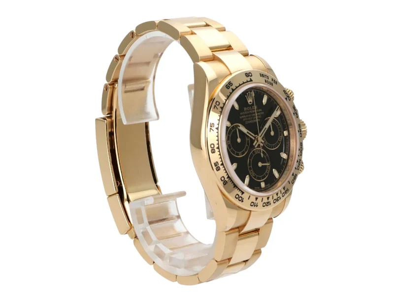 Rolex Cosmograph Daytona Gelbgold 116508 Schwarz